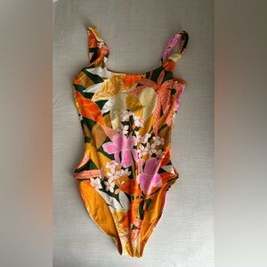 Aerie Orange One-Piece Swimsuit